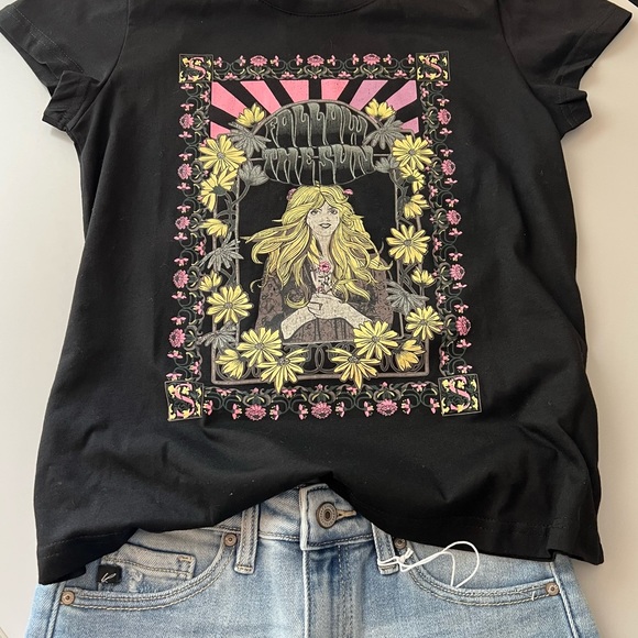 New Boho Stevie Nicks Graphic Tee Vintage Inspired Band T Shirt Follow the Sun - Picture 2 of 6
